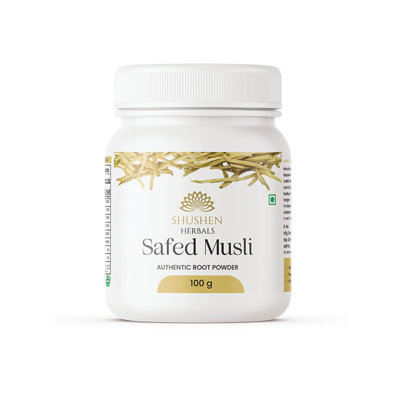 Shushen Herbal Authentic Safed Musli Root Powder