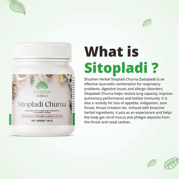Shushen Herbal Authentic Sitopladi Churna