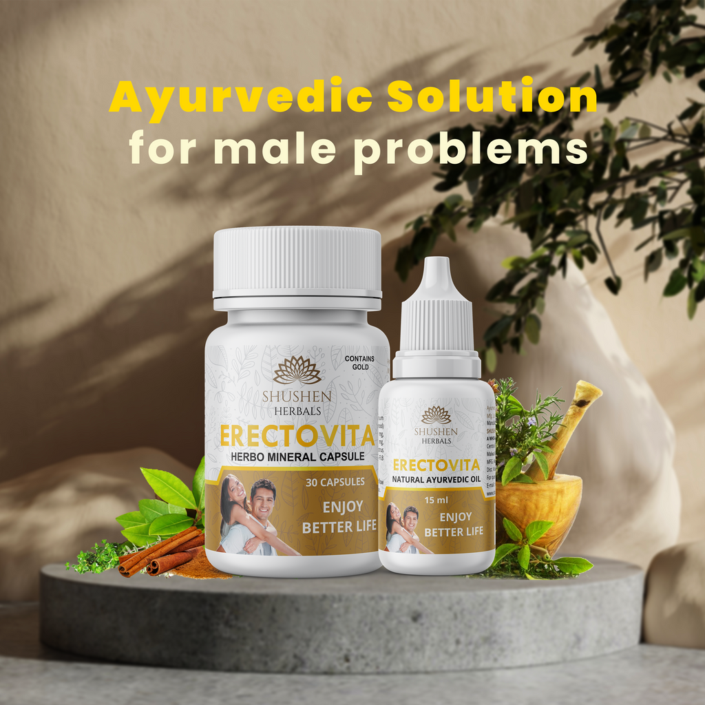 Erectovita Capsule and Oil - Shushen Herbals