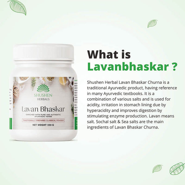 Shushen Herbal Authentic Lavan Bhaskar Churna